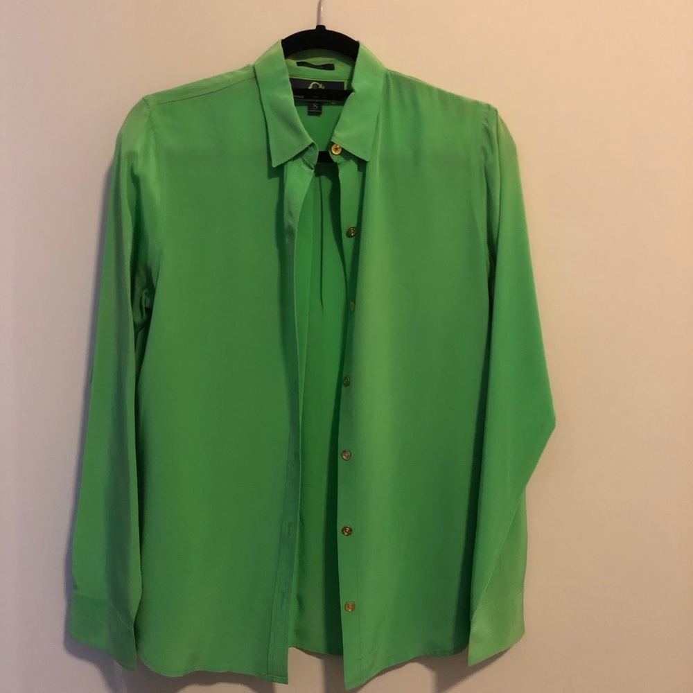 C Wonder Green Button Down - image 1